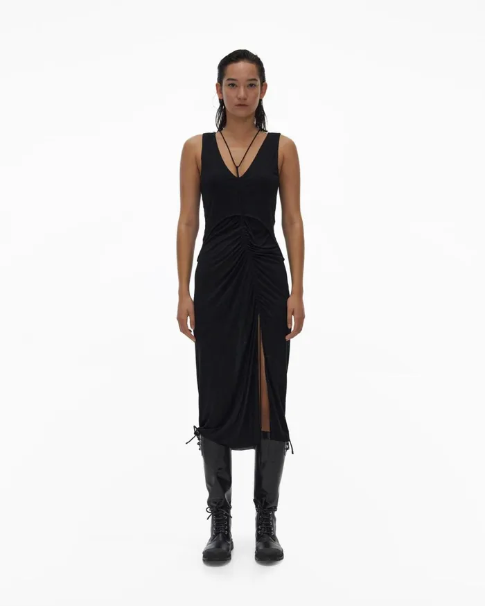 Women Scala Dress Basalt Black Helmut Lang Dresses