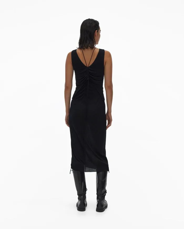 Women Scala Dress Basalt Black Helmut Lang Dresses