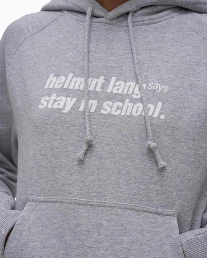 Women School Hoodie Vapor Heather Helmut Lang TShirts and Sweatshirts