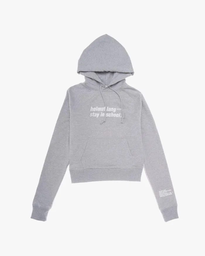 Women School Hoodie Vapor Heather Helmut Lang TShirts and Sweatshirts