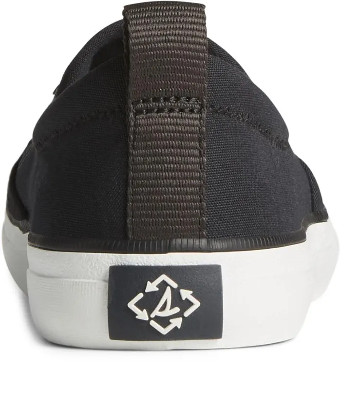 Women SeaCycled Crest Twin Gore Canvas Sneaker Black Sperry Sneakers