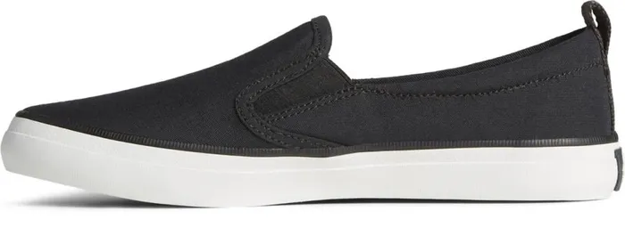 Women SeaCycled Crest Twin Gore Canvas Sneaker Black Sperry Sneakers