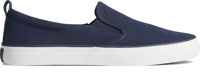 Women SeaCycled Crest Twin Gore Canvas Sneaker Navy Sperry Sneakers