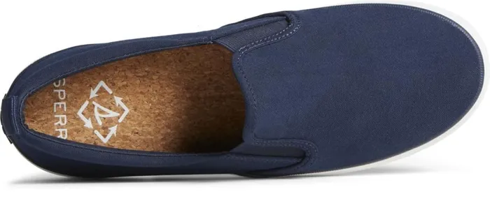 Women SeaCycled Crest Twin Gore Canvas Sneaker Navy Sperry Sneakers Women SeaCycled Crest Twin Gore Canvas Sneaker Navy Sperry Sneakers