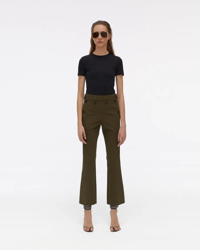 Women Seamless Baby Tee Black Helmut Lang TShirts and Sweatshirts