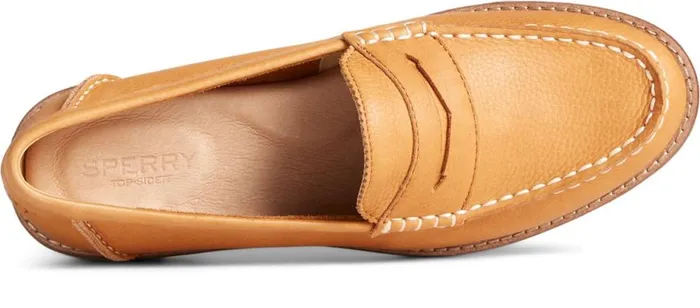Women Seaport Penny Leather Loafer Tan Sperry Sneakers Women Seaport Penny Leather Loafer Tan Sperry Sneakers