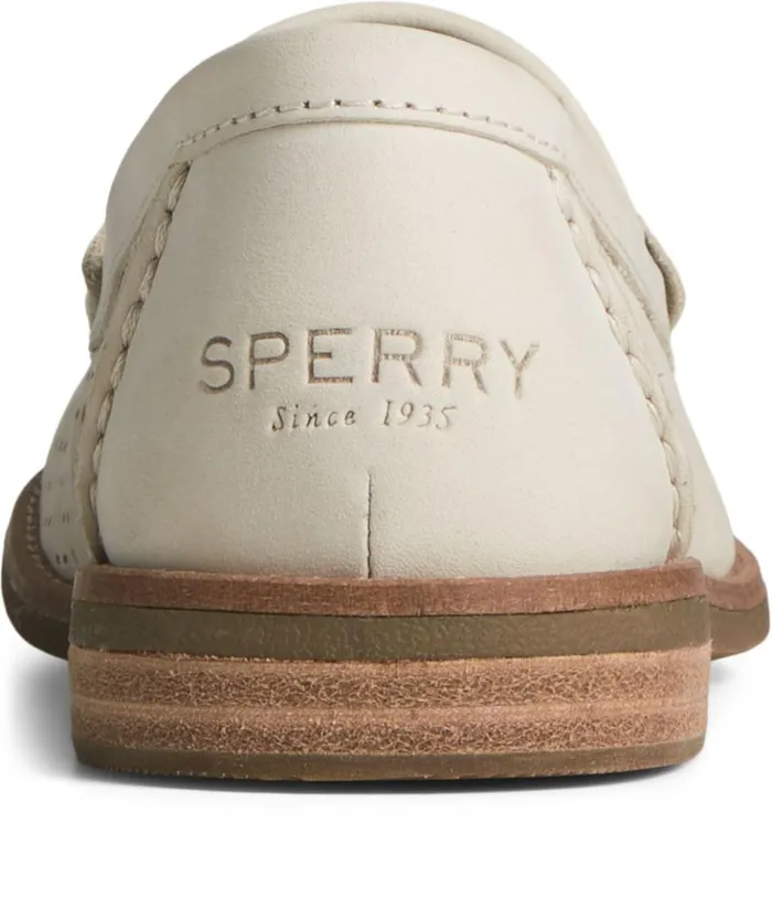 Women Seaport Perforated Penny Loafer Ivory Sperry Sneakers Women Seaport Perforated Penny Loafer Ivory Sperry Sneakers