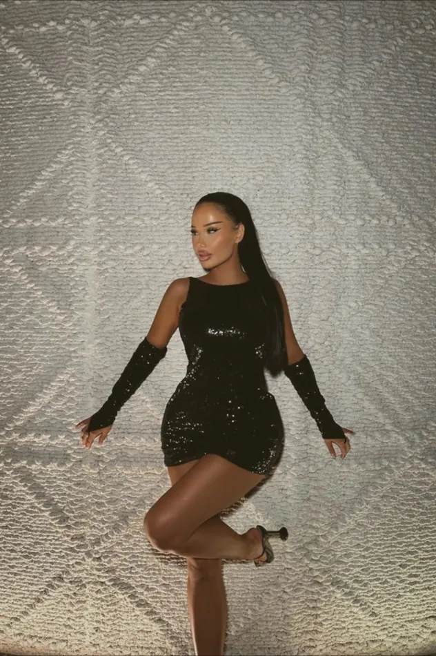 Women Sequin Dresses Runaway The Label JULZ MINI DRESS Black Women Sequin Dresses Runaway The Label JULZ MINI DRESS Black