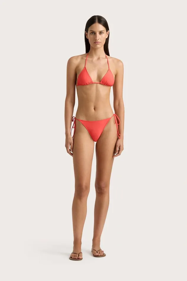 Women Sete Bikini Top Vermillion Faithfull The Brand Swim