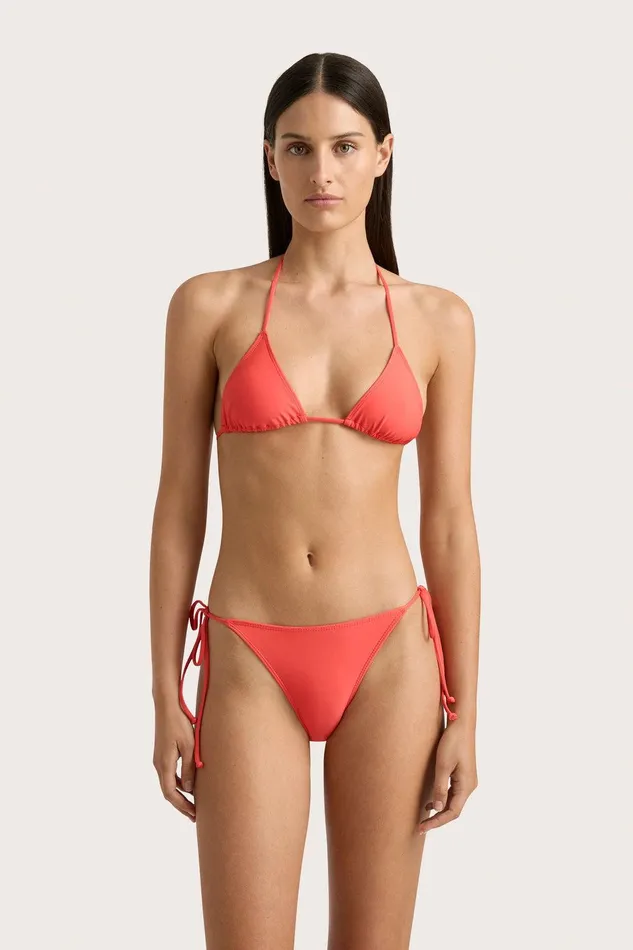 Women Sete Bikini Top Vermillion Faithfull The Brand Swim Women Sete Bikini Top Vermillion Faithfull The Brand Swim