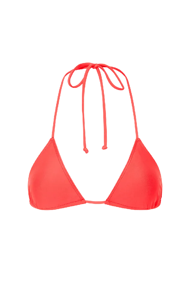 Women Sete Bikini Top Vermillion Faithfull The Brand Swim Women Sete Bikini Top Vermillion Faithfull The Brand Swim