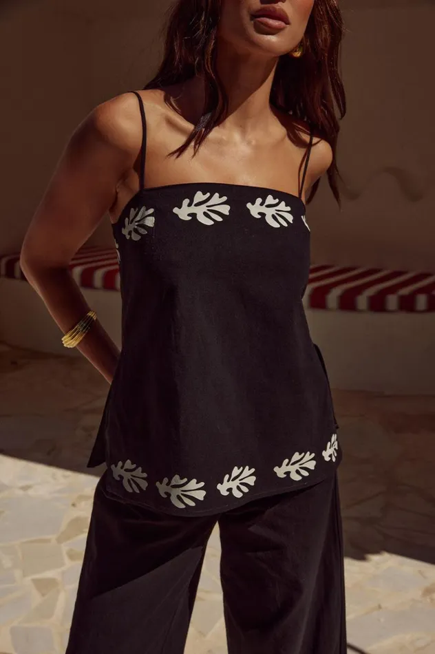 Women Shirts and Blouses Runaway The Label AMALIA TOP Blacksand
