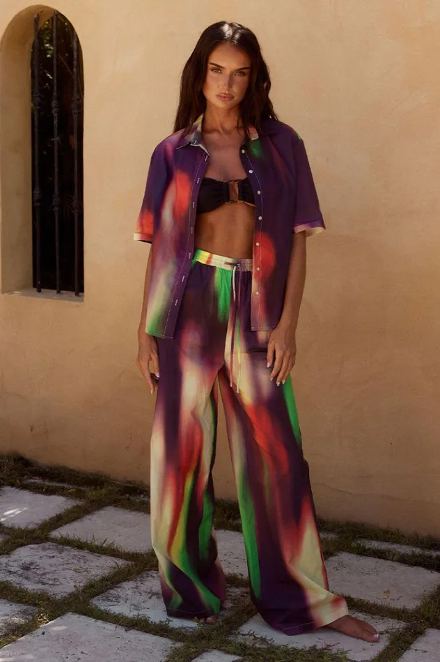 Women Shirts and Blouses Runaway The Label CAPANI SHIRT Cyprus Print