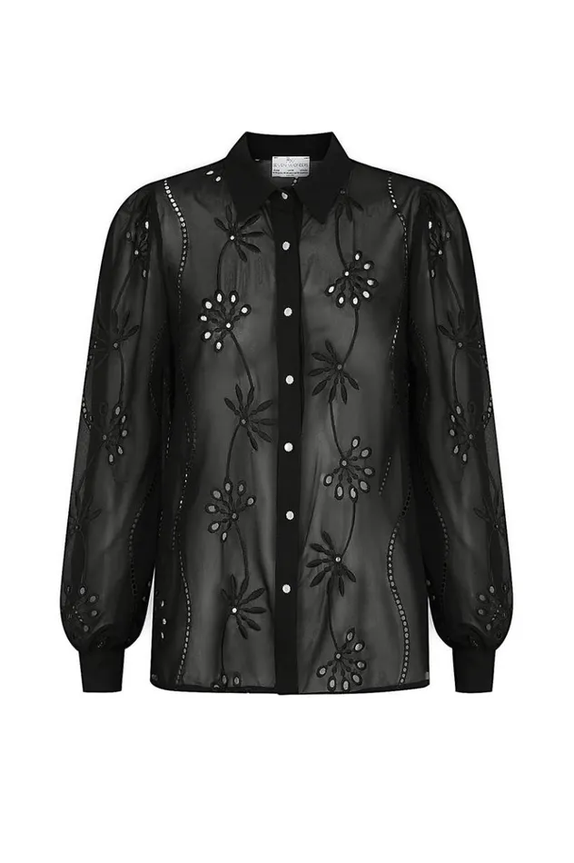 Women Shirts and Blouses Runaway The Label Elise Blouse Black