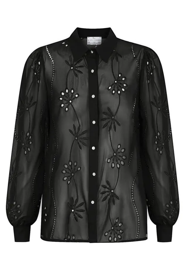Women Shirts and Blouses Runaway The Label Elise Blouse Black