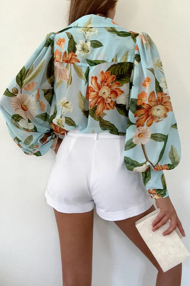 Women Shirts and Blouses Runaway The Label FLEETWOOD BLOUSE Maiori Blue