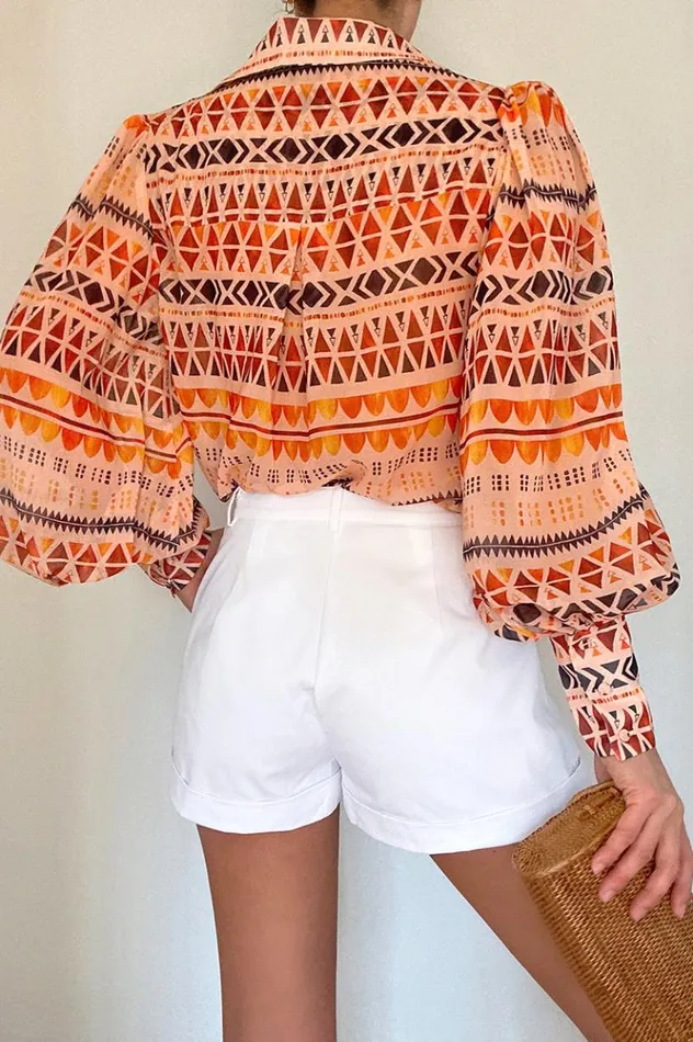 Women Shirts and Blouses Runaway The Label FLEETWOOD BLOUSE Phoenix Sand