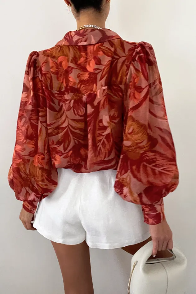Women Shirts and Blouses Runaway The Label Fleetwood Blouse Tropics
