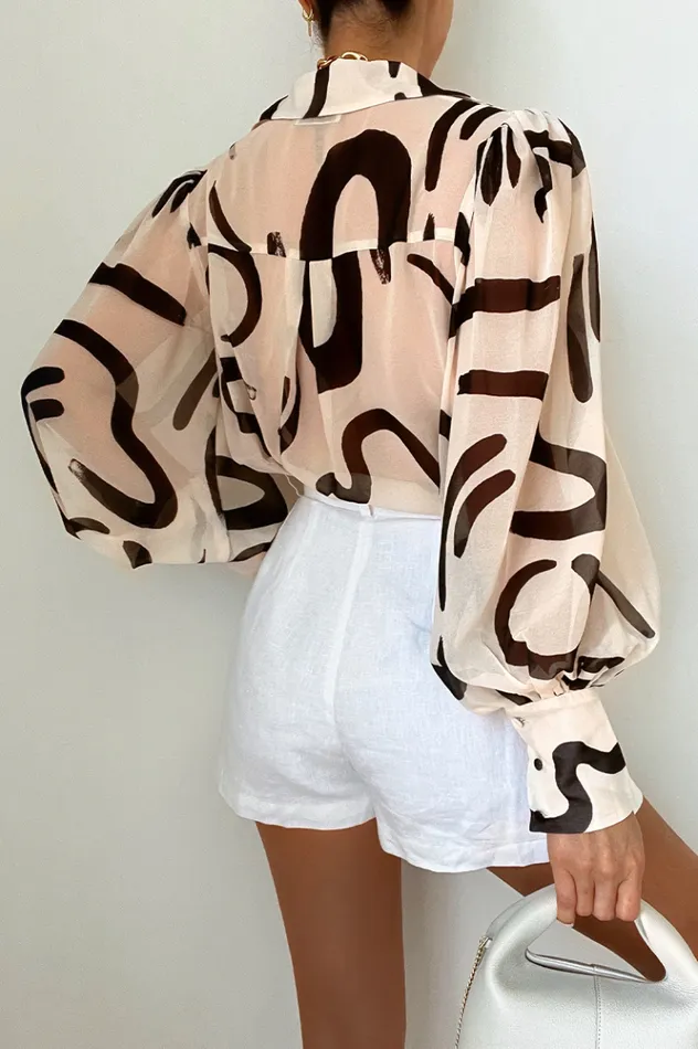 Women Shirts and Blouses Runaway The Label Fleetwood Blouse York Sand
