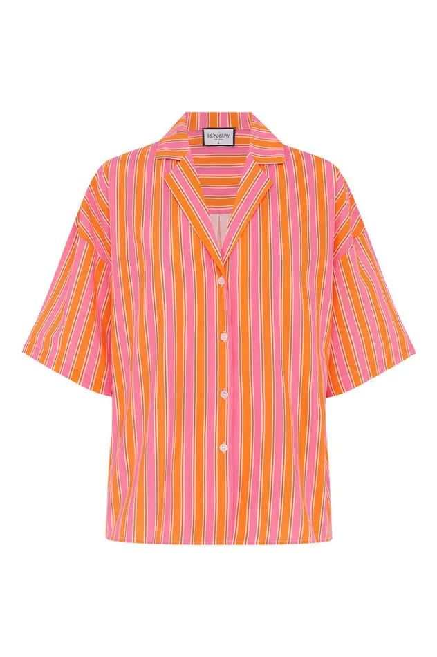 Women Shirts and Blouses Runaway The Label GABBIE TOP Pink Orange