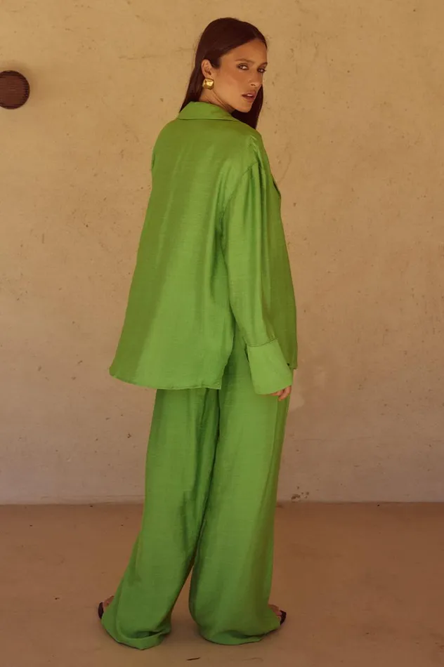 Women Shirts and Blouses Runaway The Label JARDIN SHIRT Apple