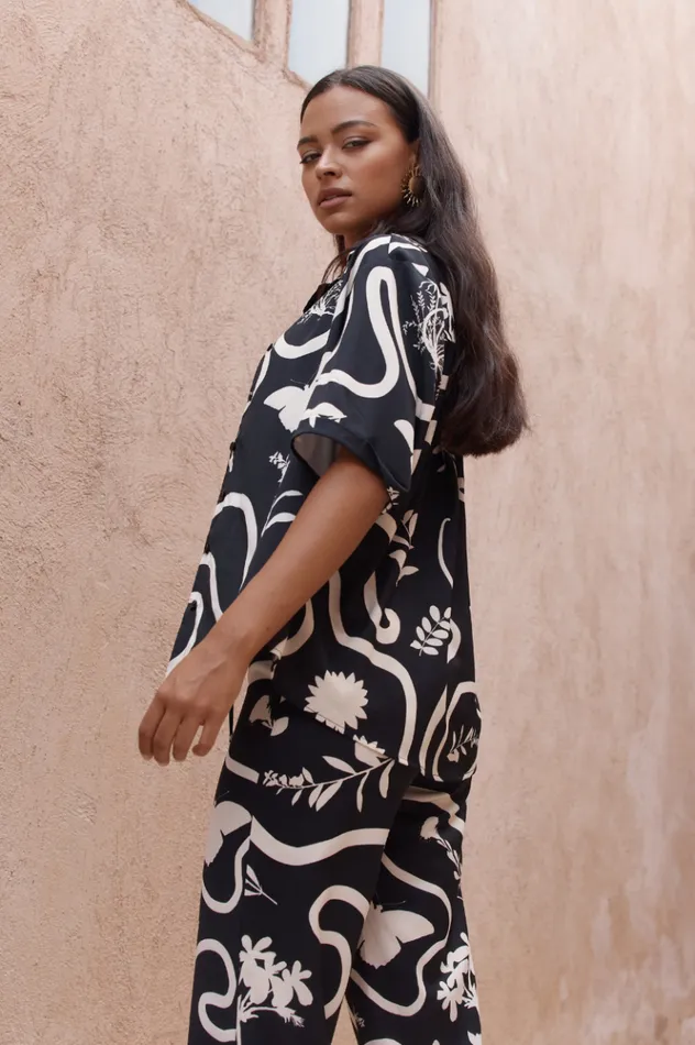 Women Shirts and Blouses Runaway The Label LEO SHIRT Blacksand