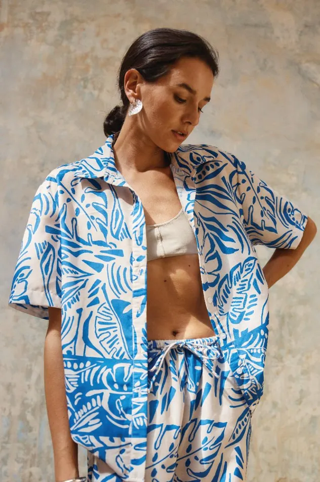 Women Shirts and Blouses Runaway The Label SANTINO SHIRT Santino Print