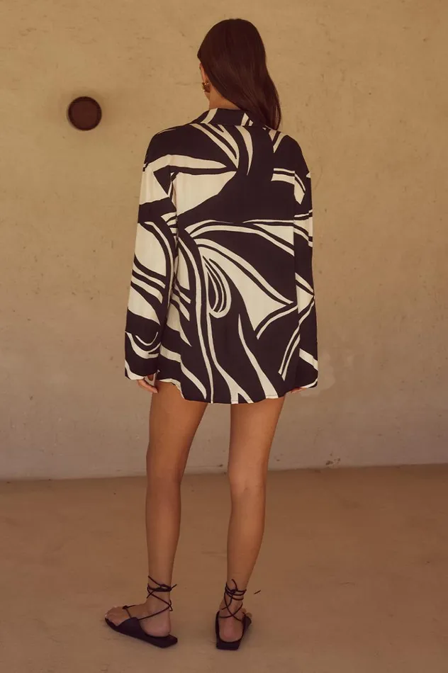 Women Shirts and Blouses Runaway The Label SOLA SHIRT Pantina Black