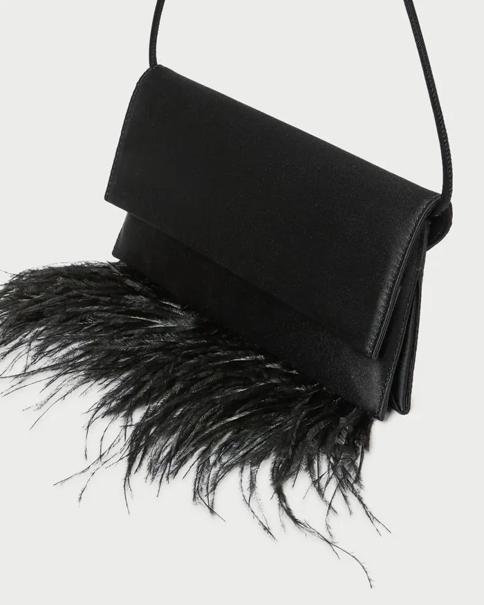 Women Shoulder Bags Loeffler Randall Charlee Black Satin Shoulder Bag Women Shoulder Bags Loeffler Randall Charlee Black Satin Shoulder Bag