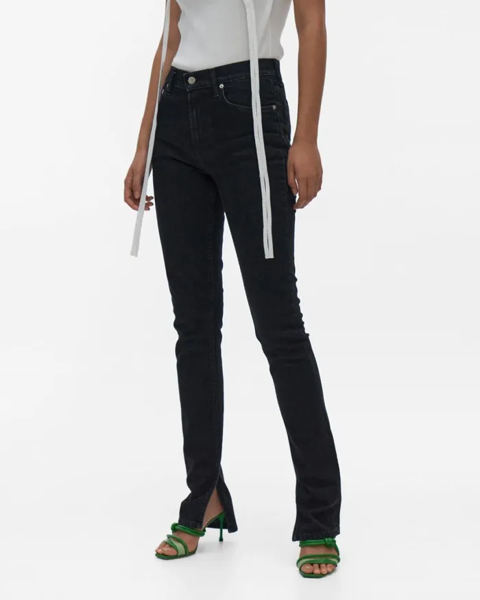 Women Skinny Jean Acc Black Stone Helmut Lang Pants