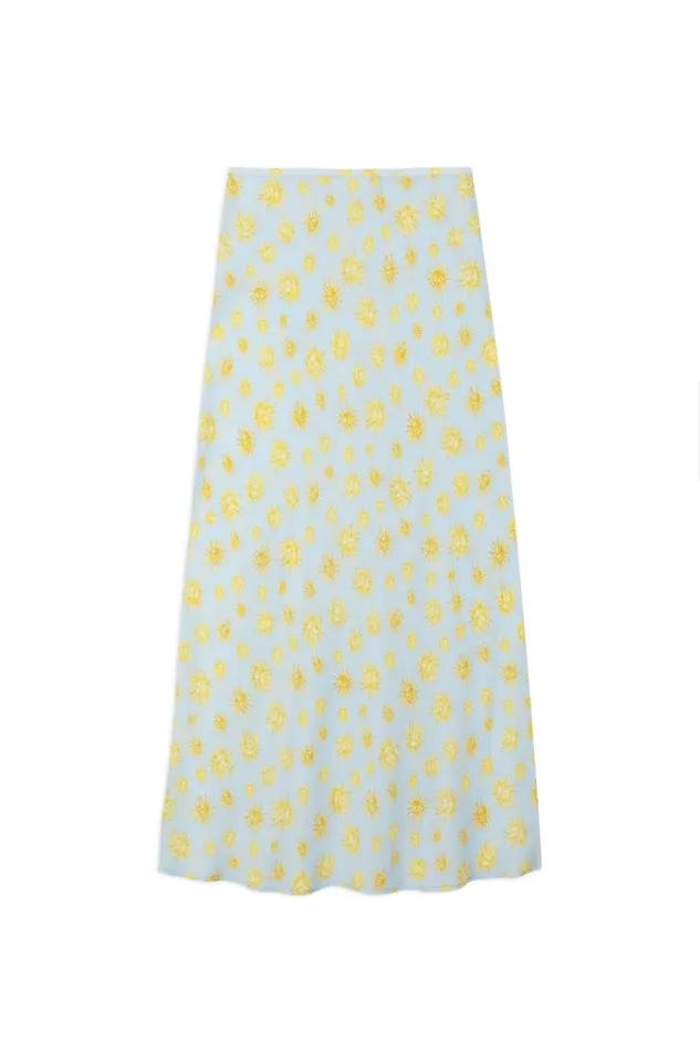 Women Skirts RIXO Kelly Sunshine Blue