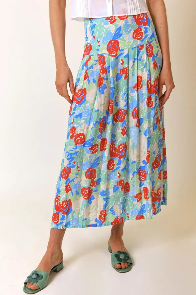 Women Skirts RIXO Nancy Collage Floral
