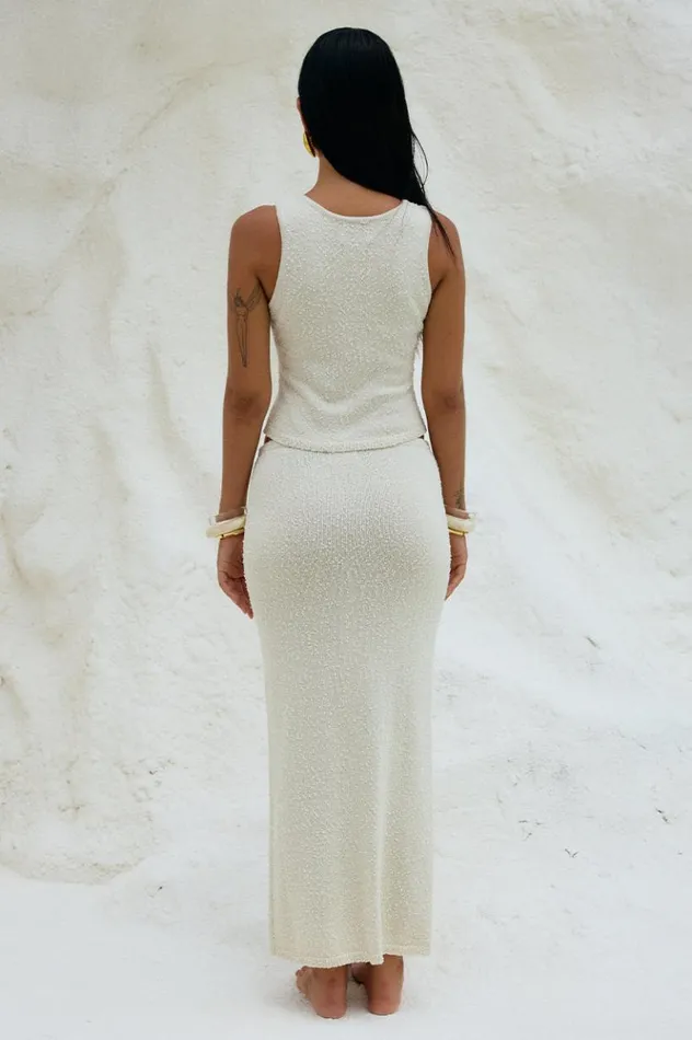 Women Skirts Runaway The Label ADDI MIDI SKIRT Ivory