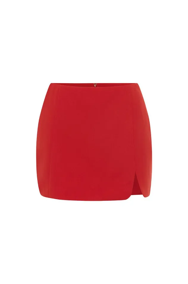 Women Skirts Runaway The Label JOVANA MINI SKIRT Red