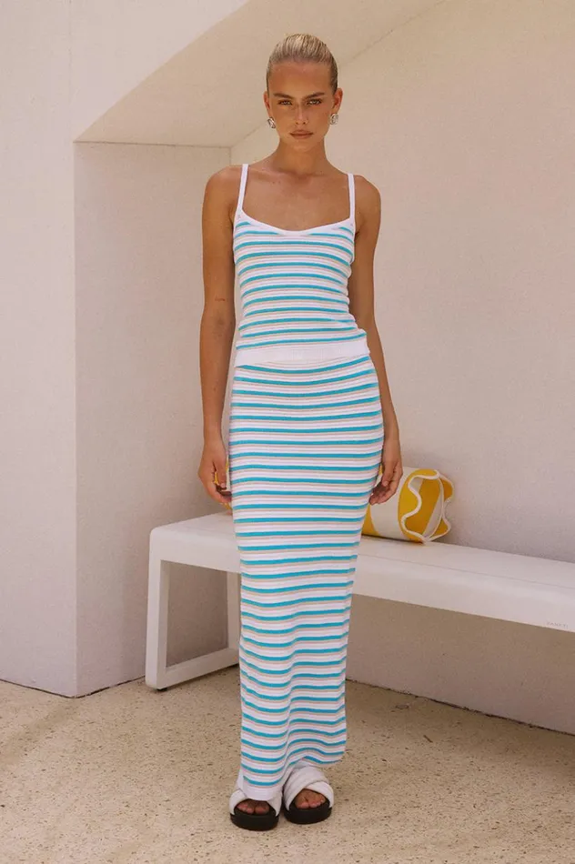 Women Skirts Runaway The Label MARIANA MAXI SKIRT Bluesand