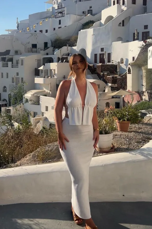 Women Skirts Runaway The Label MINA MAXI SKIRT White