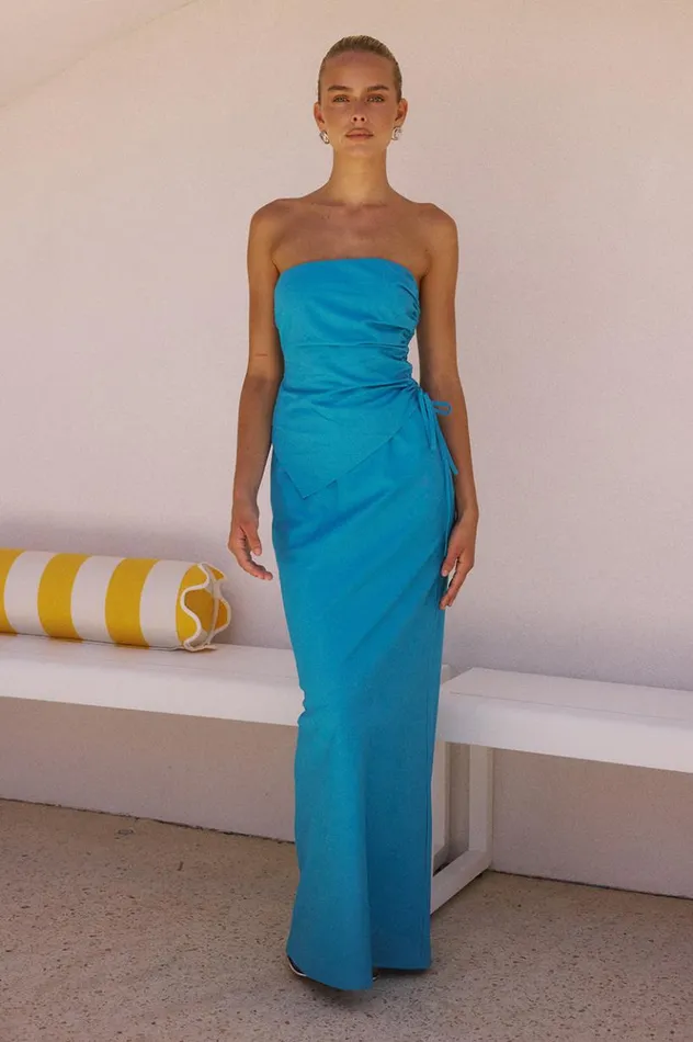 Women Skirts Runaway The Label MURILO MAXI SKIRT Blue