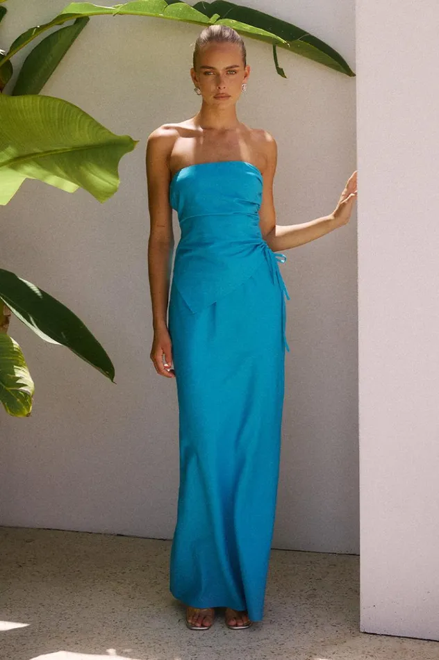 Women Skirts Runaway The Label MURILO MAXI SKIRT Blue