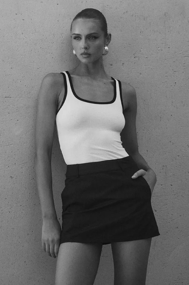 Women Skirts Runaway The Label OSLO MINI SKIRT Black