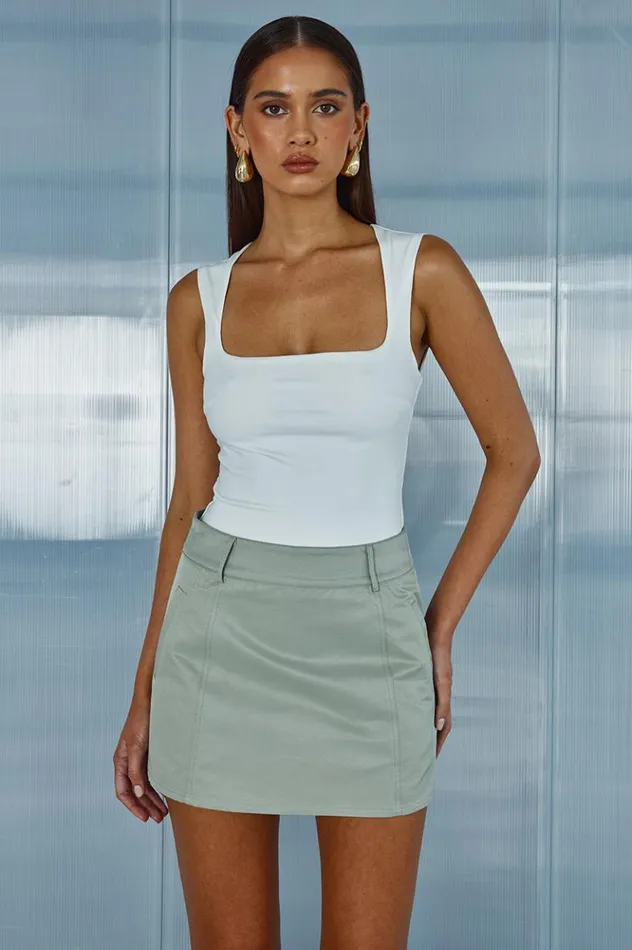Women Skirts Runaway The Label OSLO MINI SKIRT Sage