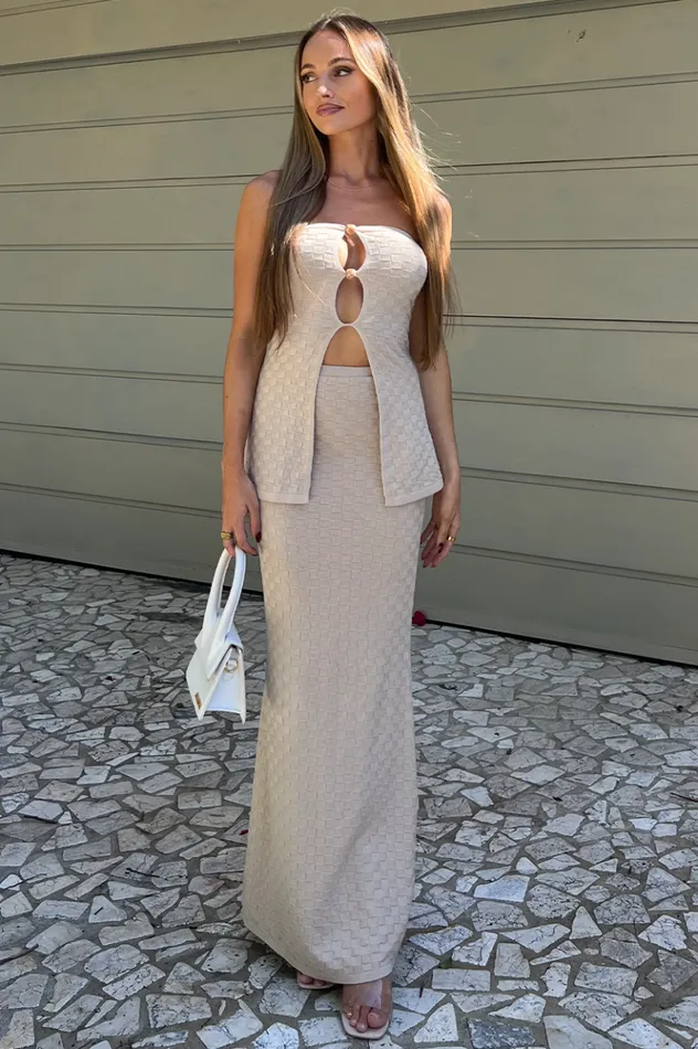 Women Skirts Runaway The Label TAYA MAXI SKIRT Sand Women Skirts Runaway The Label TAYA MAXI SKIRT Sand