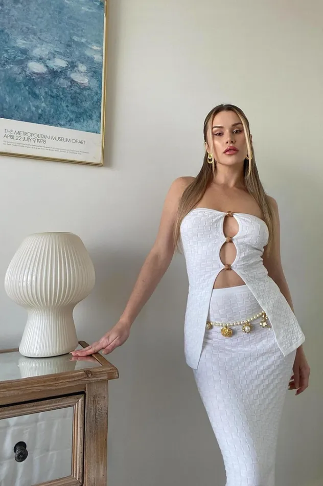 Women Skirts Runaway The Label TAYA MAXI SKIRT White Women Skirts Runaway The Label TAYA MAXI SKIRT White