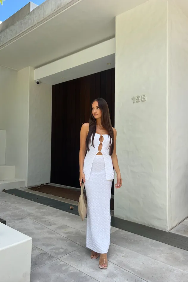 Women Skirts Runaway The Label TAYA MAXI SKIRT White Women Skirts Runaway The Label TAYA MAXI SKIRT White