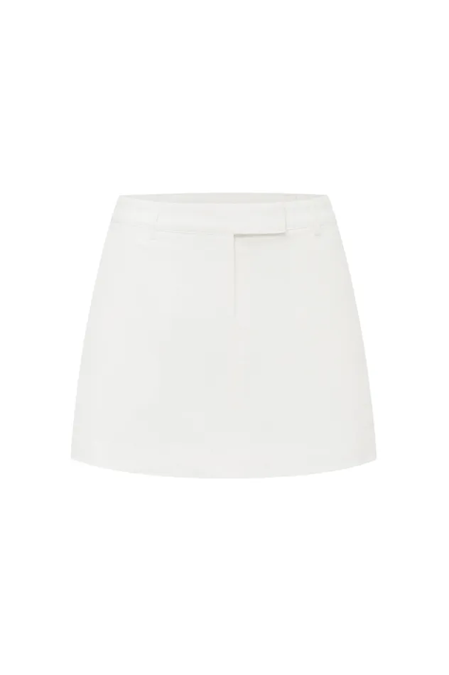 Women Skirts Runaway The Label ZION MINI SKIRT White