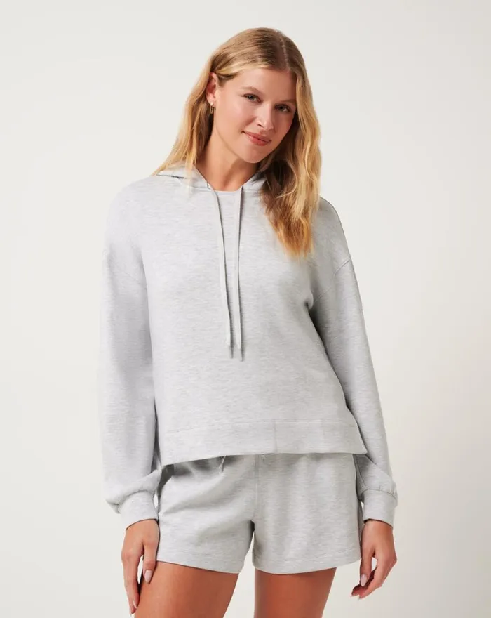 Women SKYLOFT SOFT HOOD Heather Light Grey TravisMathew Hoodies and Pullovers Women SKYLOFT SOFT HOOD Heather Light Grey TravisMathew Hoodies and Pullovers