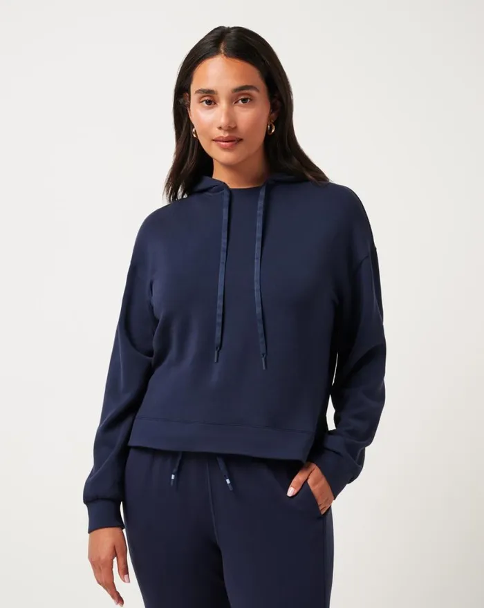 Women SKYLOFT SOFT HOOD Navy Blazer TravisMathew Hoodies and Pullovers