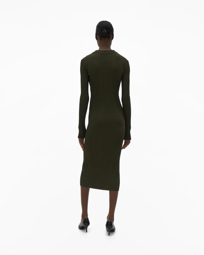 Women Slash Dress Light Sage Helmut Lang Dresses