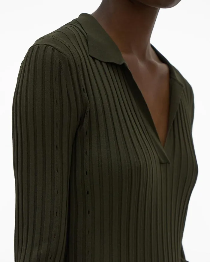 Women Slash Dress Light Sage Helmut Lang Dresses