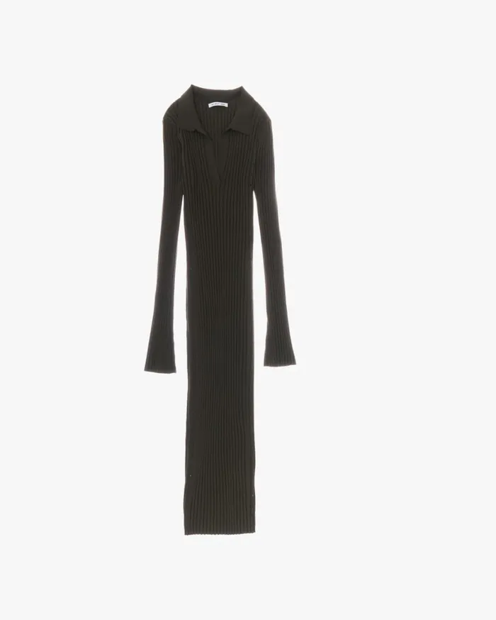 Women Slash Dress Light Sage Helmut Lang Dresses