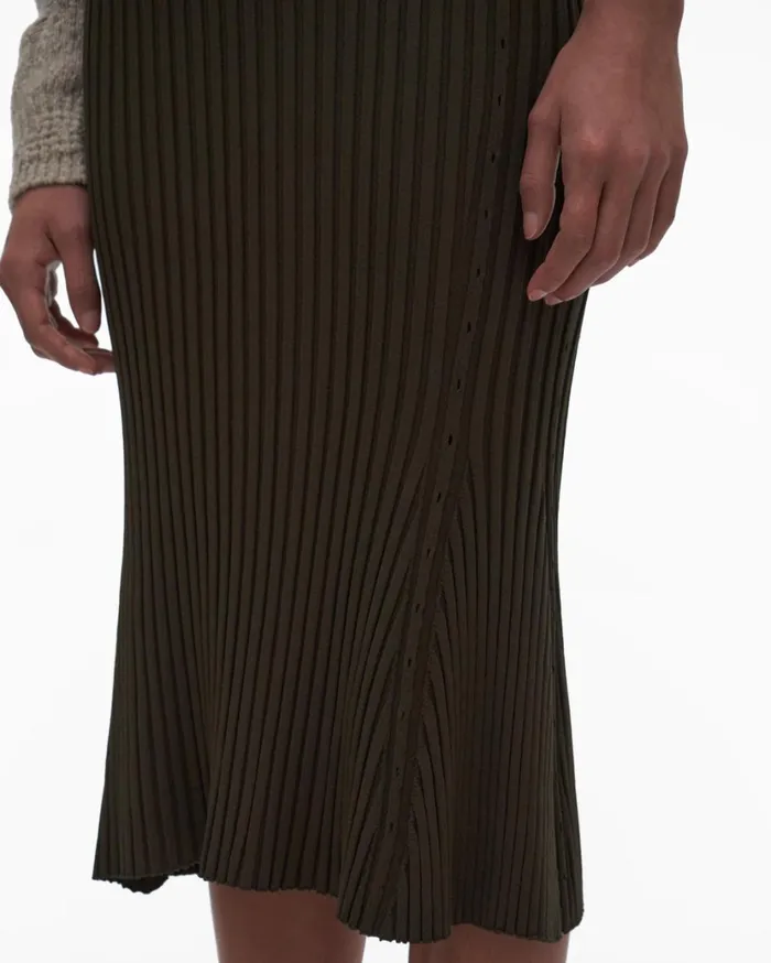 Women Slash Skirt Light Sage Helmut Lang Skirts
